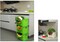 Basicwise Stackable Plastic Storage Bin - Clear Organizer Box for Closet, Pantry, Toys, Office - Sturdy, Cut Out Handles, Easy Access Even When Stacked - 10"W x 11"D x 9"H